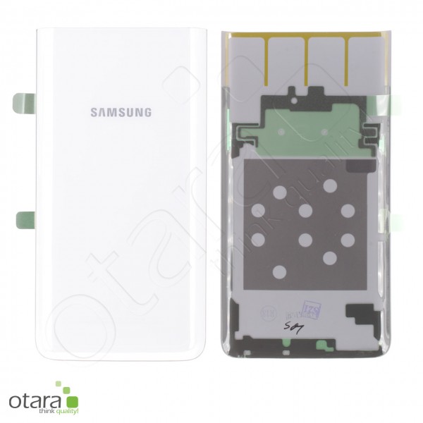 Akkudeckel Samsung Galaxy A80 (A805F), ghost white, Serviceware