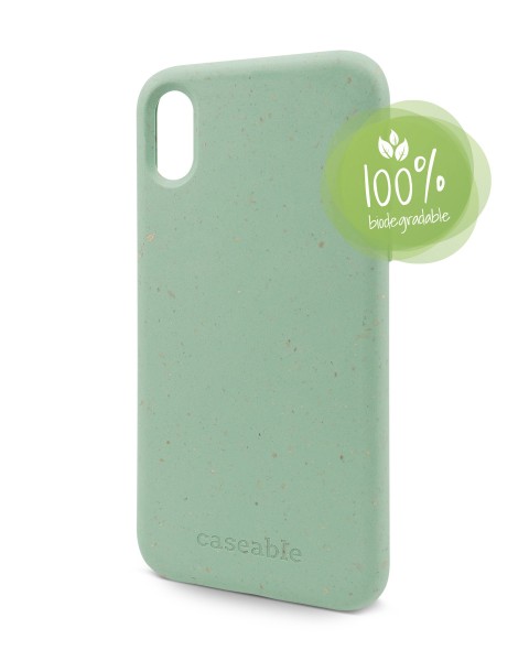 Schutzhülle CASEABLE EcoCase iPhone X/XS, grün (Retail/Blister)