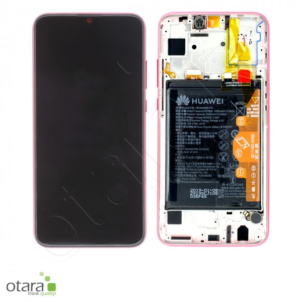 Displayeinheit inkl. Rahmen, Akku Huawei Honor 20 Lite, phantom red, Serviceware