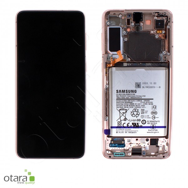 Displayeinheit Samsung Galaxy S21 Plus (G996), inkl. Akku, phantom violet, Serviceware