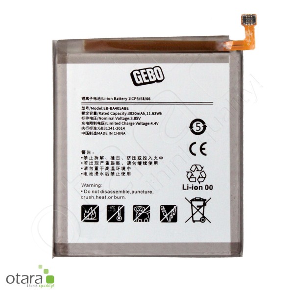 Battery suitable for Samsung Galaxy A40 (A405F) [3,1Ah] Substitute for: EB-BA515ABY