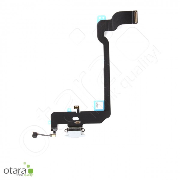Charging connector flex cable suitable for iPhone XS (Ori/pulled quality), white