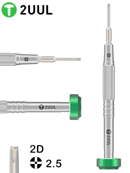 Schraubendreher 2D Screwdriver 2UUL everyday Pinhead/Convex 2.5 (green)