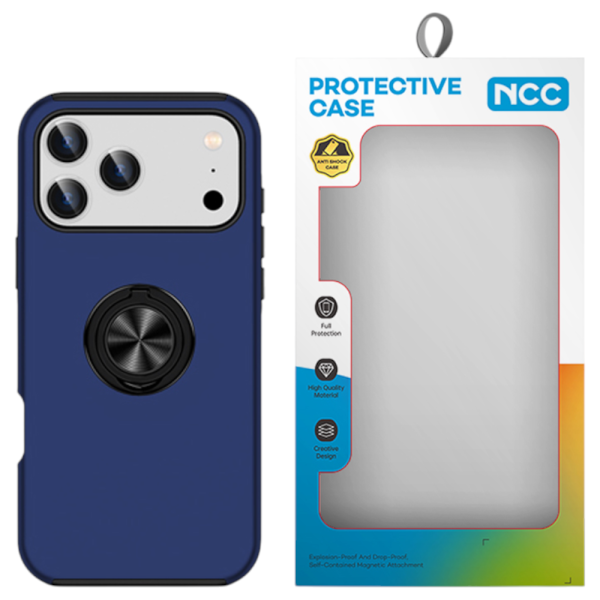 Schutzhülle NCC A0017 TPU Color Ring Case iPhone 17 Pro Max, blue (Retail/Blister)