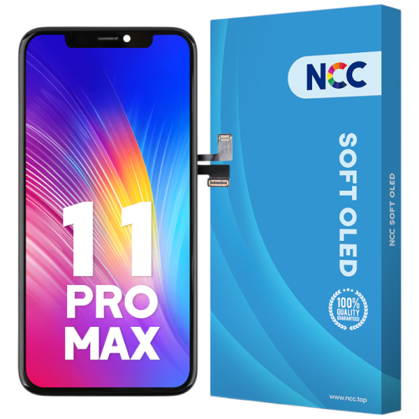 Displayeinheit NCC SOFT OLED für iPhone 11 Pro Max (COPY), soft OLED, black