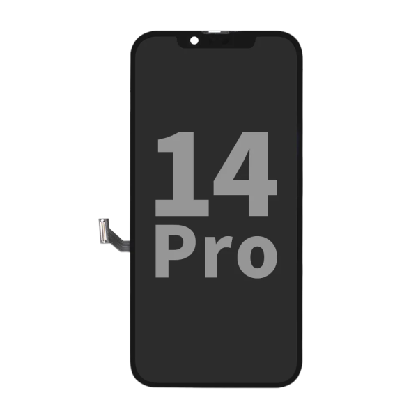 Displayeinheit NCC SOFT OLED für iPhone 14 Pro (COPY), soft OLED, schwarz