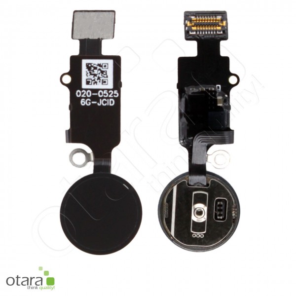 JC V6 3D universal Homebutton geeignet für iPhone 7/7 Plus, 8/8 Plus, schwarz