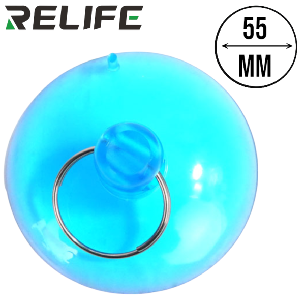 Opener/Saugnapf 55mm Suction Cup (mit Ring) RELIFE RL-079, transparent/blau