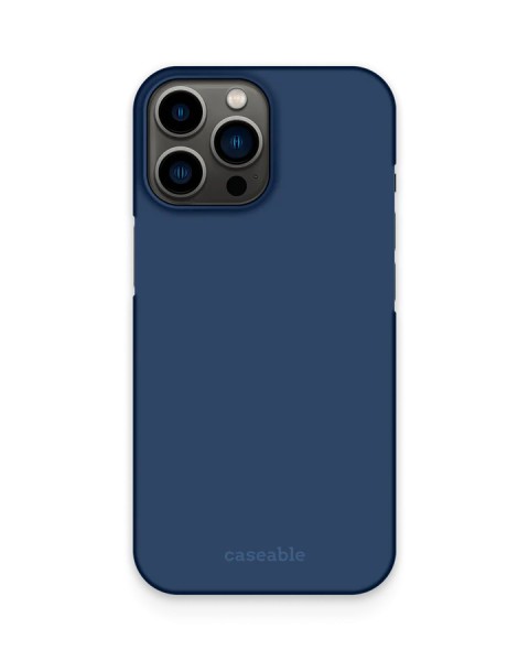 Schutzhülle CASEABLE Hard Case iPhone 13 Pro Max, Navy (Retail/Blister)