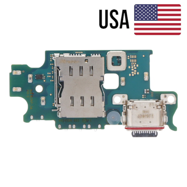 Samsung Galaxy S23 Plus S916U USA Version Ladebuchse Platine USB-C, Mikrofon, SIM Reader (reparera)