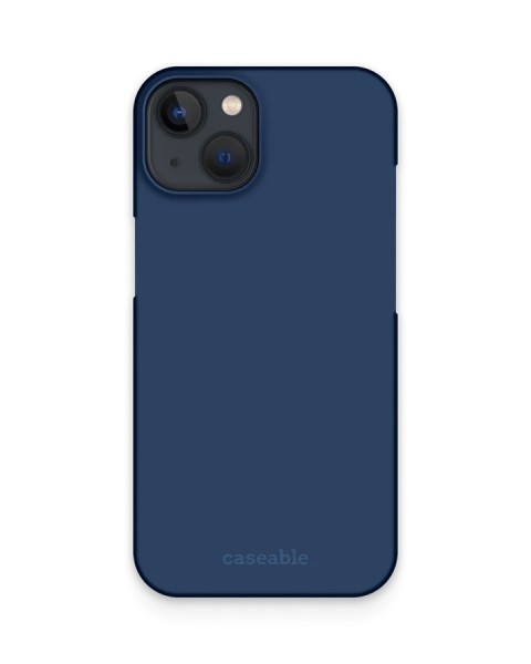 Schutzhülle CASEABLE Hard Case iPhone 13, Navy (Retail/Blister)