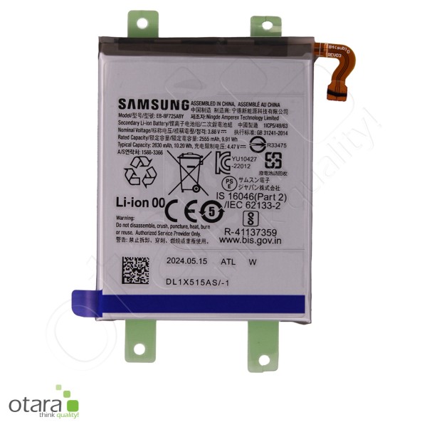 Samsung Galaxy Z Flip 4 (F721B) Li-ion AKKU (Sub Battery) [2,56Ah] EB-BF723ABY, Serviceware