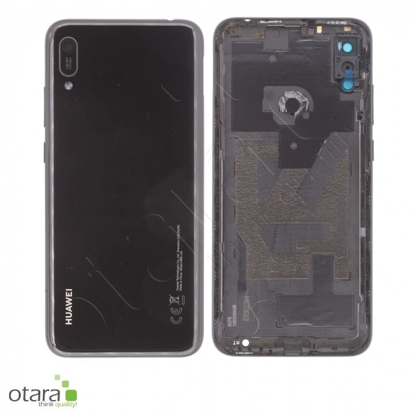 Akkudeckel Huawei Y6 2019, midnight black, Serviceware