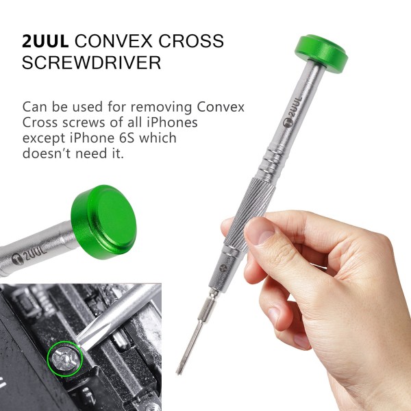 Schraubendreher Convex Cross 2,5mm [2UUL NEW EDITION everyday screwdriver] (grün)