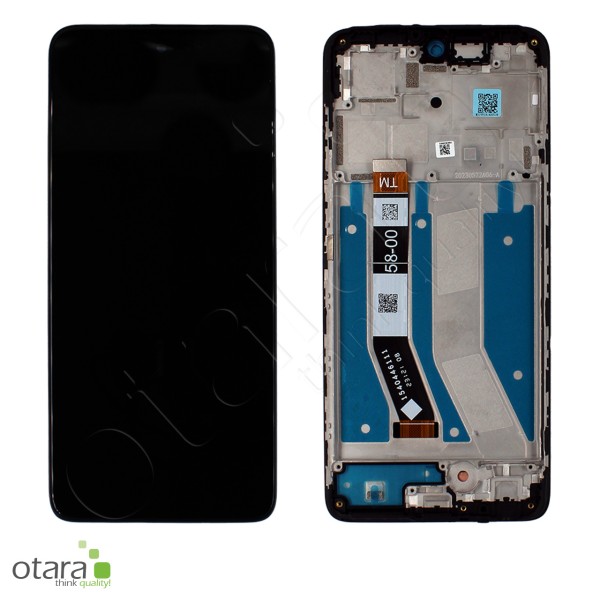 Displayeinheit Motorola Moto G73 (XT2237), black, Serviceware