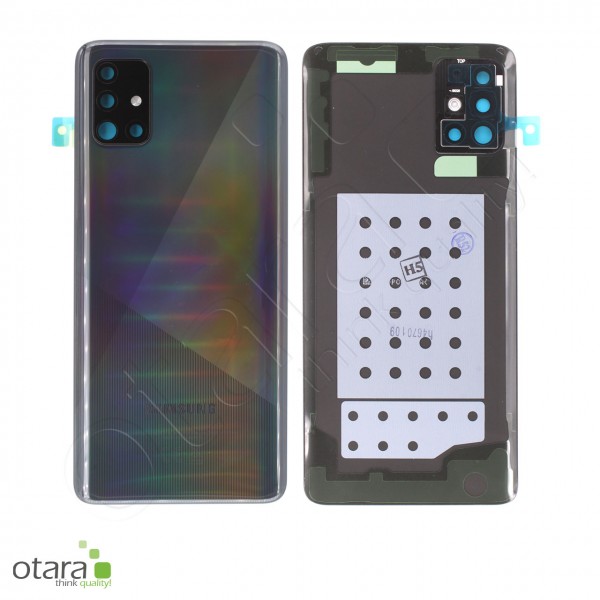Akkudeckel Samsung Galaxy A51 (A515F), Prism crush black, Serviceware