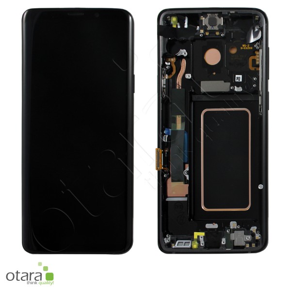 Display unit Samsung Galaxy S9 Plus (G965F), midnight black, Service Pack