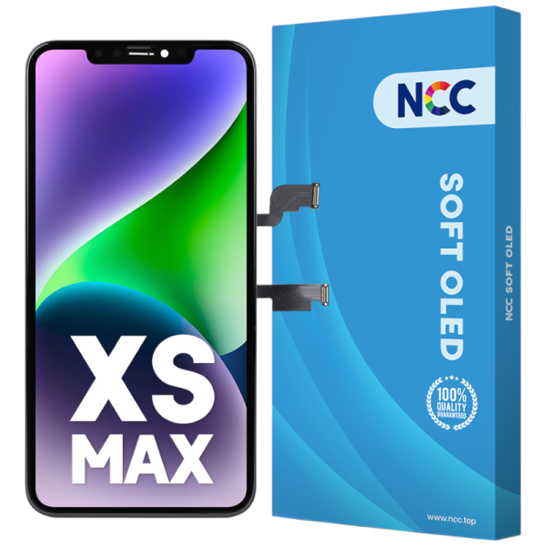 Displayeinheit NCC SOFT OLED für iPhone XS Max (COPY), soft OLED, black