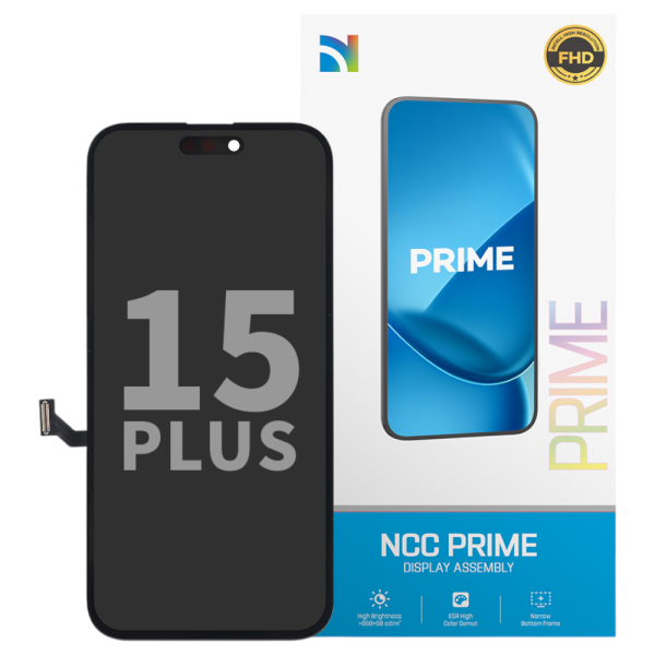 Displayeinheit NCC PRIME für iPhone 15 Plus (COPY) INCELL LCD, black