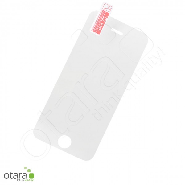 Schutzglas 2,5D iPhone 5/5c/5s/SE, transparent (Paperpack)