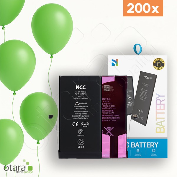 PRÄMIE 10 Jahre Akku NCC für iPhone 12/12 Pro inkl. Akkuklebestreifen