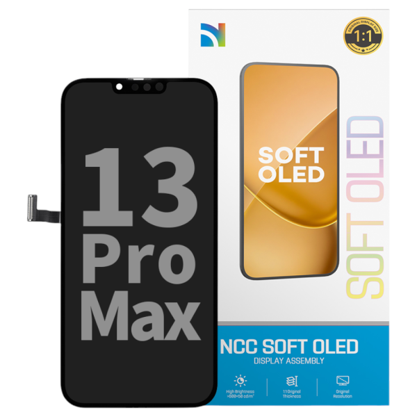 Displayeinheit NCC SOFT OLED+ für iPhone 13 Pro Max (COPY) 120Hz soft OLED, black