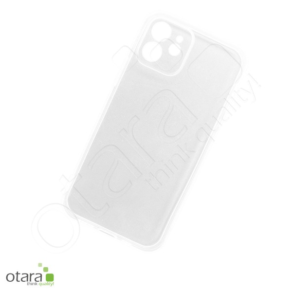 Schutzhülle Clearcase TPU Handyhülle iPhone 12 (inkl. extra Kameraschutz), transparent