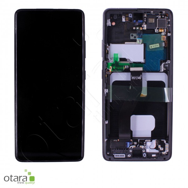 Displayeinheit Samsung Galaxy S21 Ultra (G998B), phantom black, Serviceware