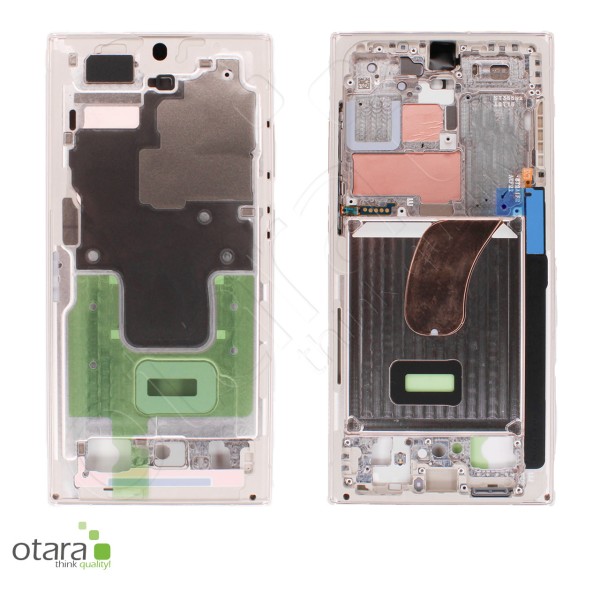 Samsung Galaxy S23 Ultra (S918B) middle frame, cream, Service Pack