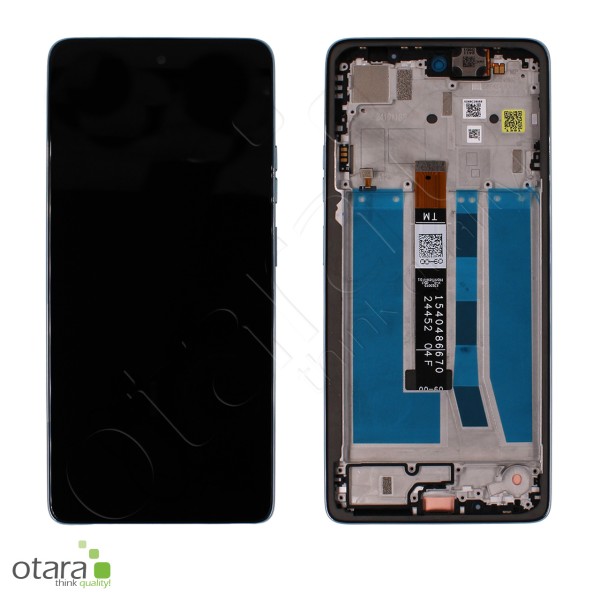 Displayeinheit Motorola Moto G75 (XT2437), Sky Gray, Serviceware