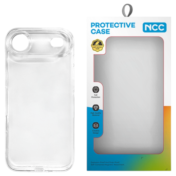 Schutzhülle NCC A0002 2mm Clearcase TPU iPhone 17 Air, transparent (Retail/Blister)