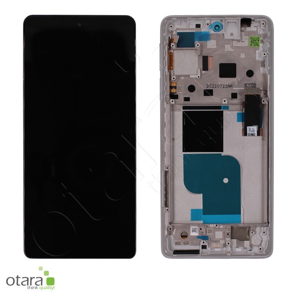 Displayeinheit Motorola Edge 30 Pro (XT2201), Stardust White, Serviceware