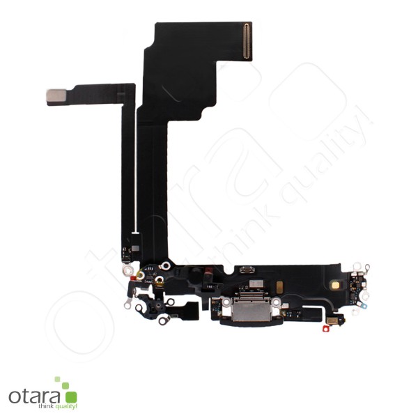 Lade Dock Connector Flex *reparera* für iPhone 15 Pro Max (Ori/pulled Qualität), schwarz