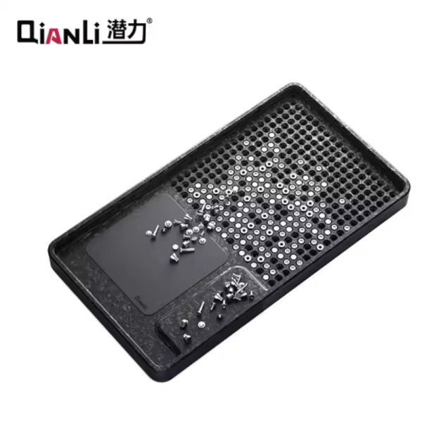 Arbeitsmatte Screw Tray (magnetisch) QianLi, black
