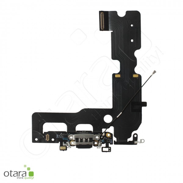 Lade Dock Connector Mikrofon Flex geeignet für iPhone 7 Plus (Ori/pulled Qualität), schwarz