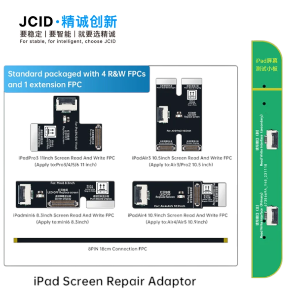 JCID Board for Drawing Straight Line Fix Pen iPad Pro (inkl. 4x Flex) [V1SE/V1S PRO]