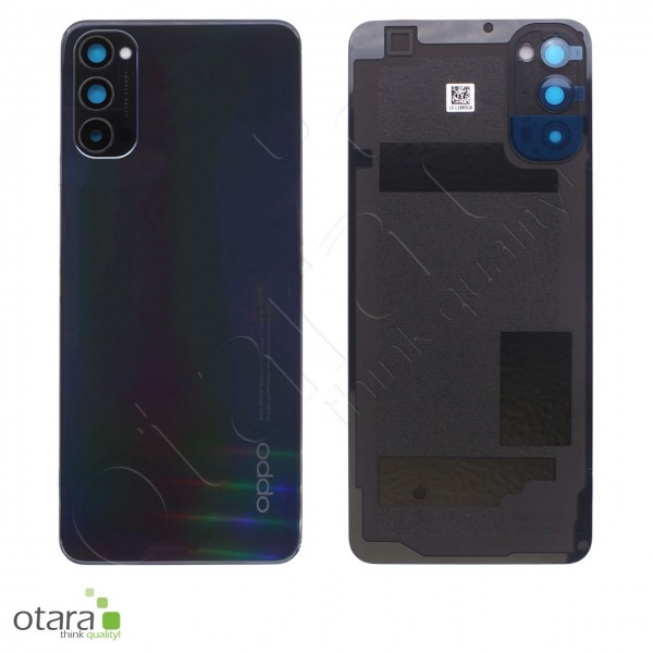 Akkudeckel OPPO RENO4 5G, space black, Serviceware