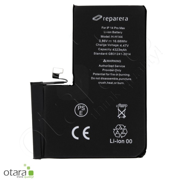 Battery PREMIUM TI Chip suitable for iPhone 14 Pro Max (incl. battery adhesive tape)
