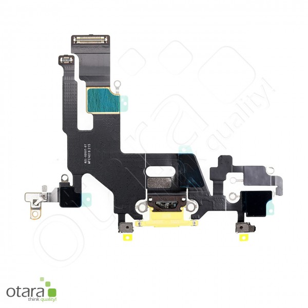 Charging connector Flex suitable for iPhone 11 (ori/pulled quality), yellow