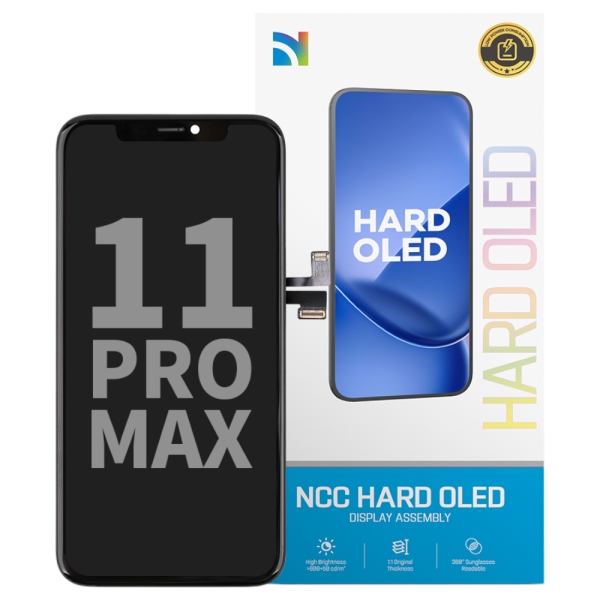 Displayeinheit NCC HARD OLED für iPhone 11 Pro Max (COPY), hard OLED, black