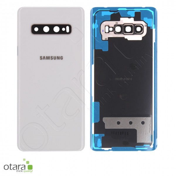 Akkudeckel Samsung Galaxy S10 Plus (G975F), ceramic white, Serviceware