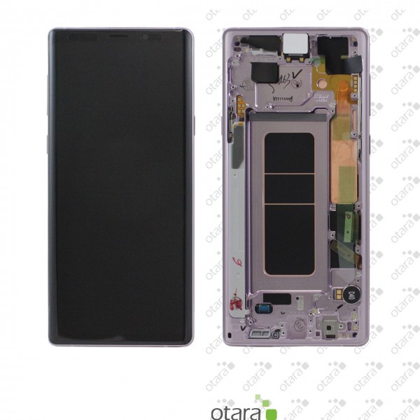 Displayeinheit Samsung Galaxy Note 9 (N960F), lavender purple, Serviceware