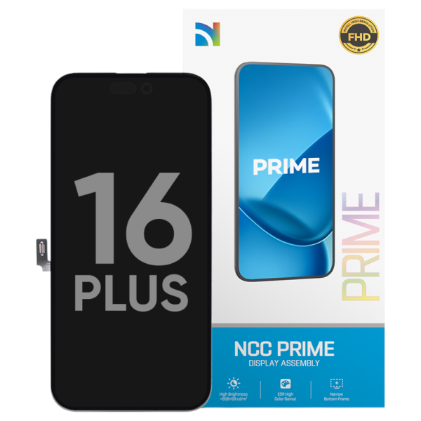Displayeinheit NCC PRIME für iPhone 16 Plus (COPY) INCELL LCD, black