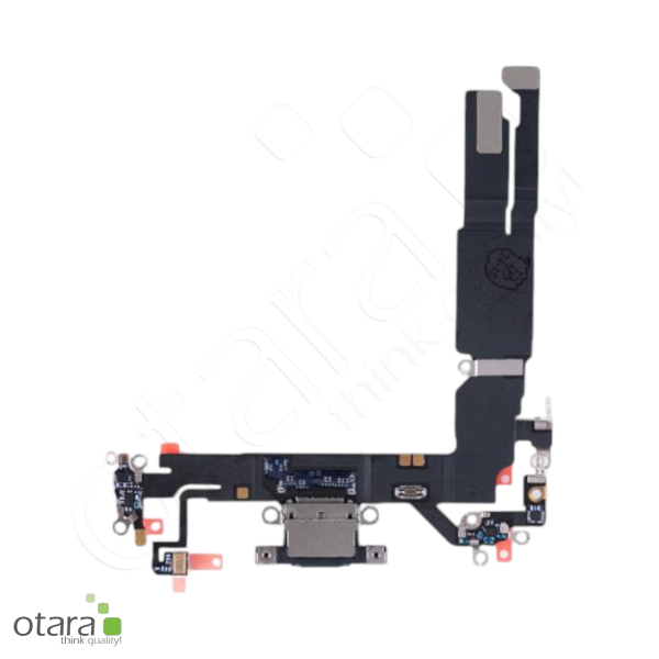 Lade Dock Connector Flex *reparera* für iPhone 16 (Ori/pulled Qualität), schwarz