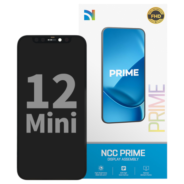 Displayeinheit NCC PRIME für iPhone 12 Mini (COPY) INCELL LCD, black