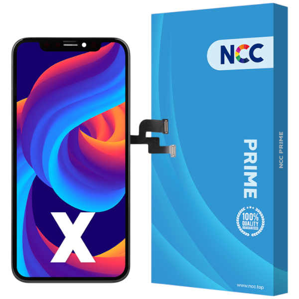 Displayeinheit NCC PRIME für iPhone X (COPY) INCELL LCD, black