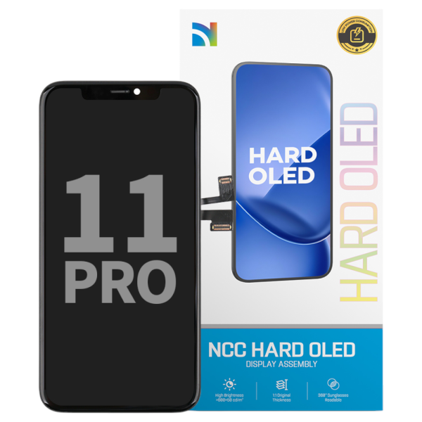 Displayeinheit NCC HARD OLED für iPhone 11 Pro (COPY), hard OLED, black