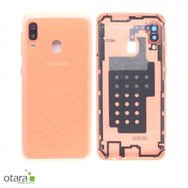 Akkudeckel Samsung Galaxy A20E (A202F), coral orange, Serviceware