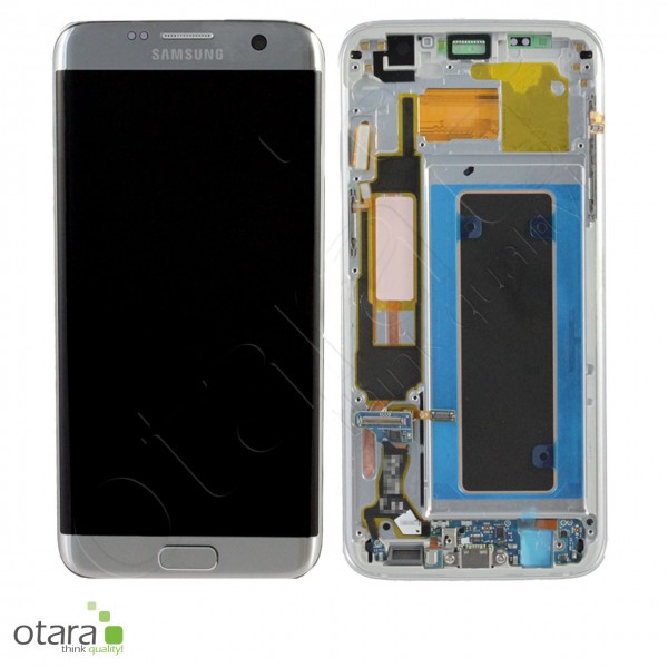 Display unit Samsung Galaxy S7 Edge (G935F), silver, Service Pack