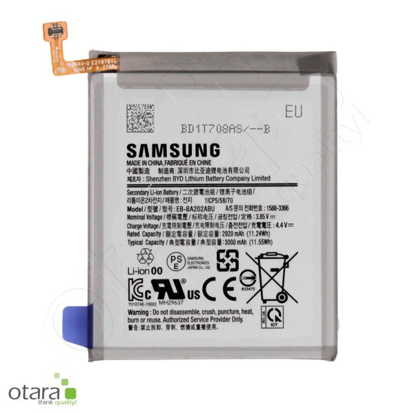 Samsung Galaxy A20e (A202F) Li-ion AKKU [3,0Ah] EB-BA202ABU, Serviceware